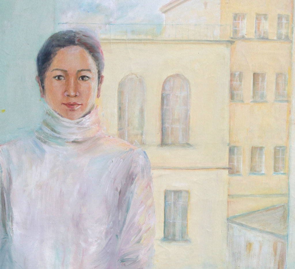 Ping Lin Oil on Canvas